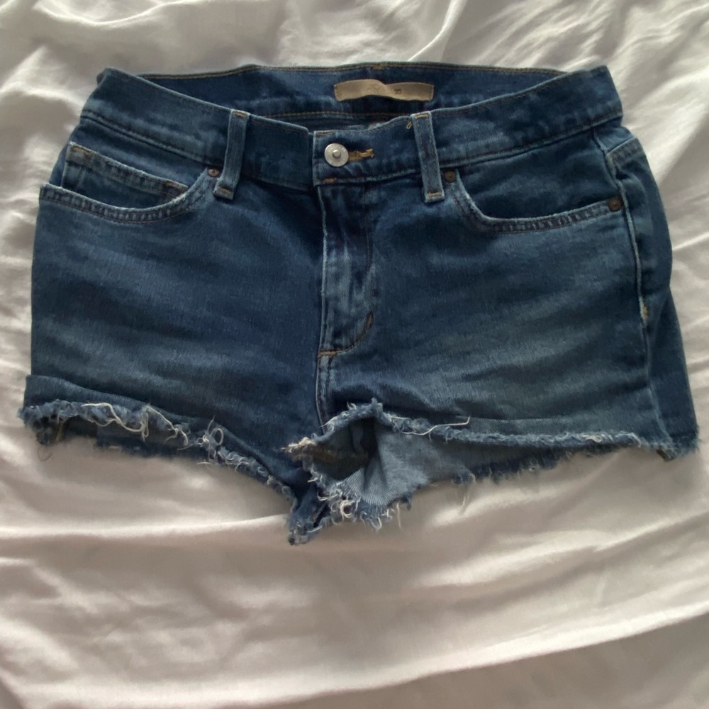 Like-New Joe’s Jeans cutoff midrise denim shorts size 27